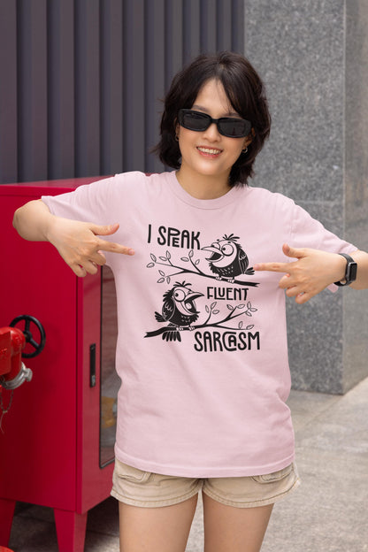 Funny Sarcastic Birds Graphic Tee - Unisex Softstyle Humor Shirt Gift