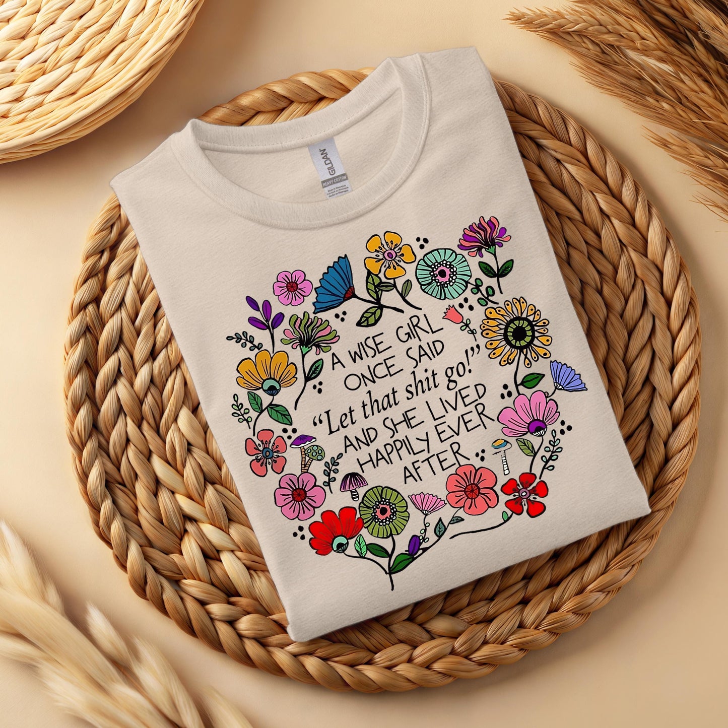 Floral Quote T-Shirt, Feminist Empowerment Tee, Positive Affirmation