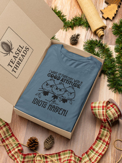 Sarcastic Bird Graphic Tee, Funny Humor T-Shirt