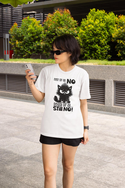 Grumpy Cat T-Shirt – Sarcastic Humor Graphic Tee
