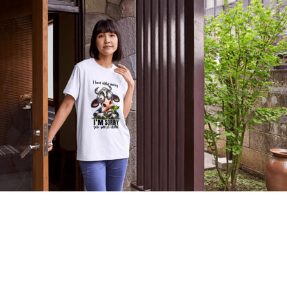 Funny Cow Graphic Unisex T-Shirt, Animal Lover Gift