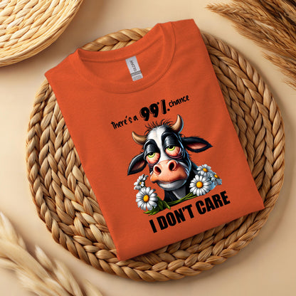 Funny Cow Graphic T-Shirt – Sarcastic Animal Lover Unisex Tee