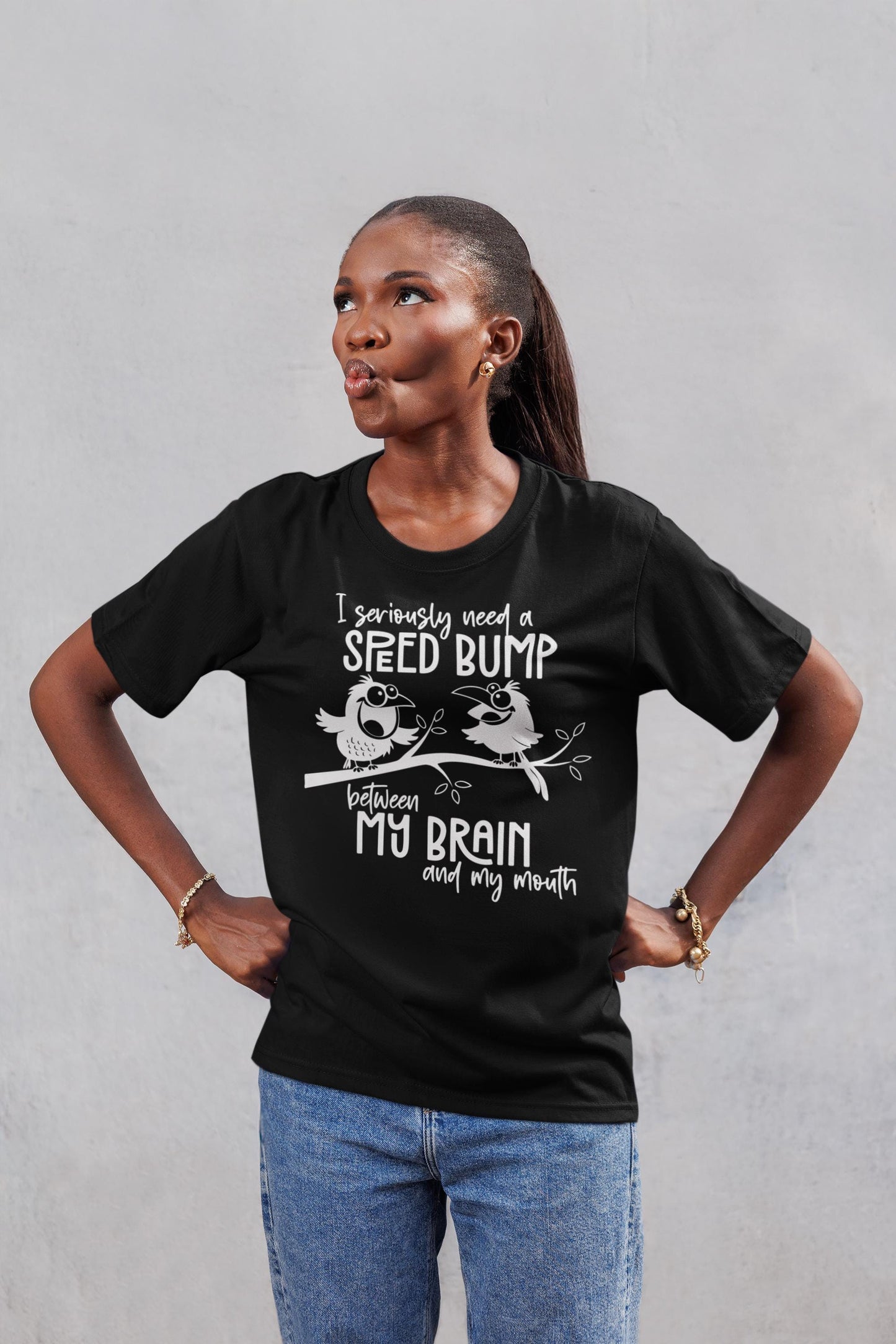Funny Birds Graphic Tee – Cheeky Quote Unisex T-Shirt