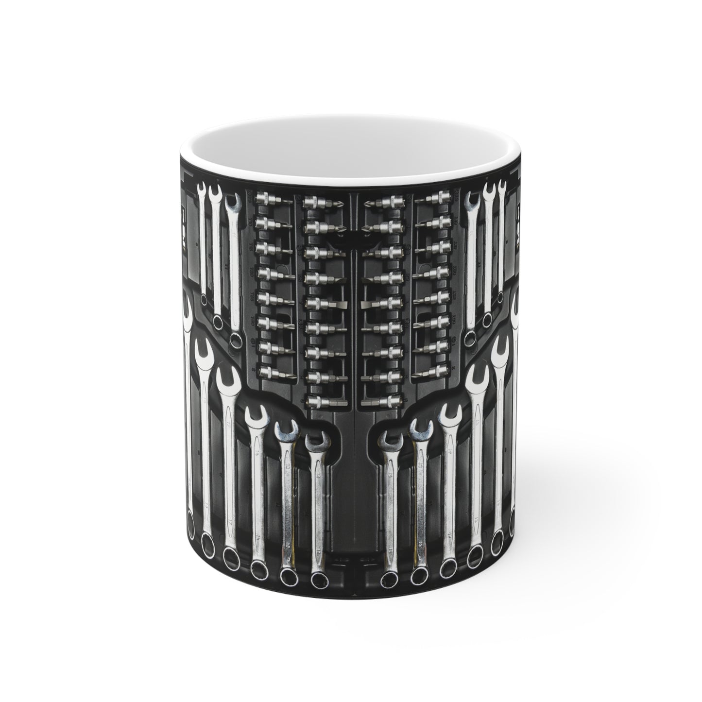 Toolbox Tools Mug — Mechanic Wrenches & Sockets Coffee Cup