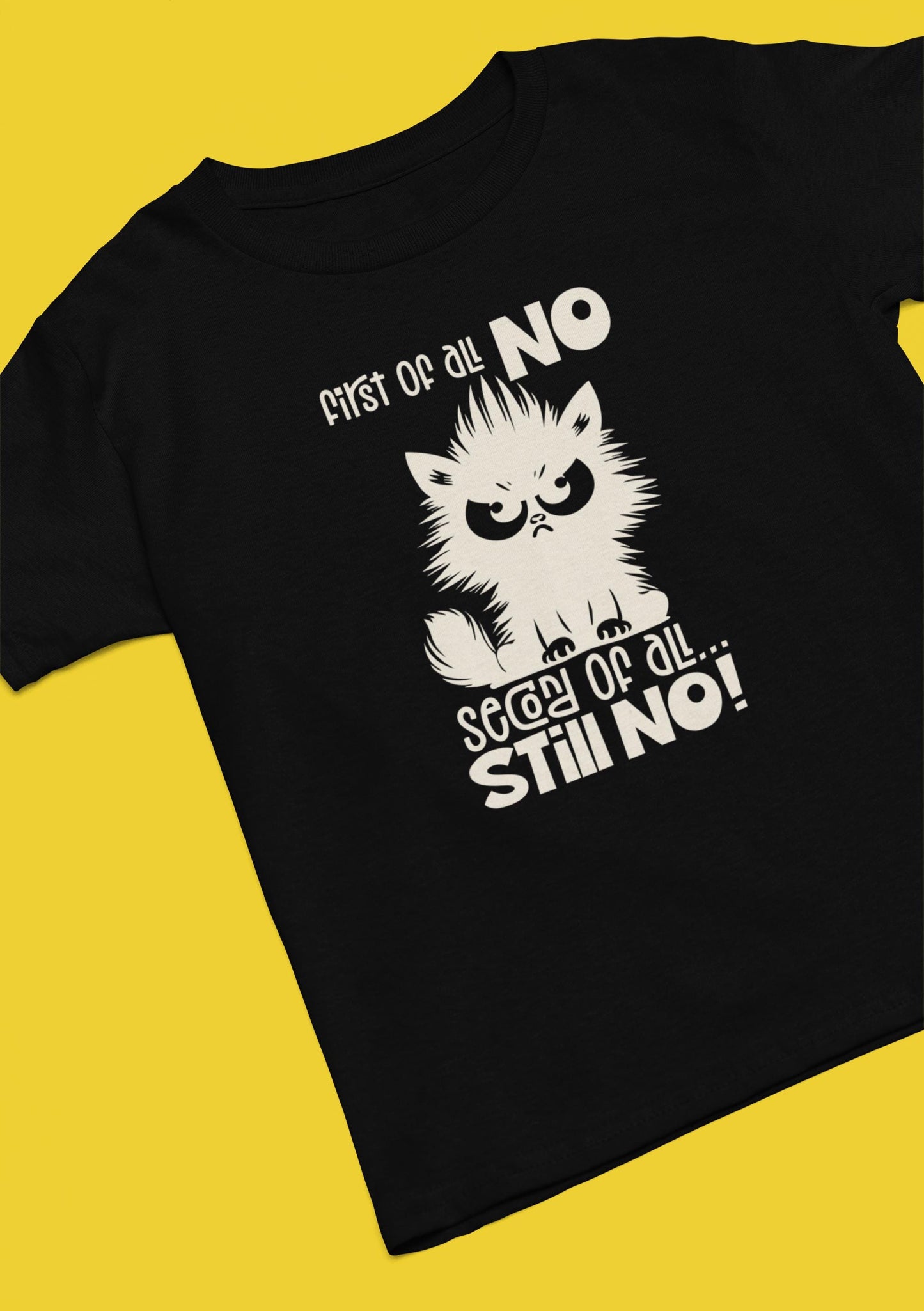 Grumpy Cat T-Shirt – Sarcastic Humor Graphic Tee