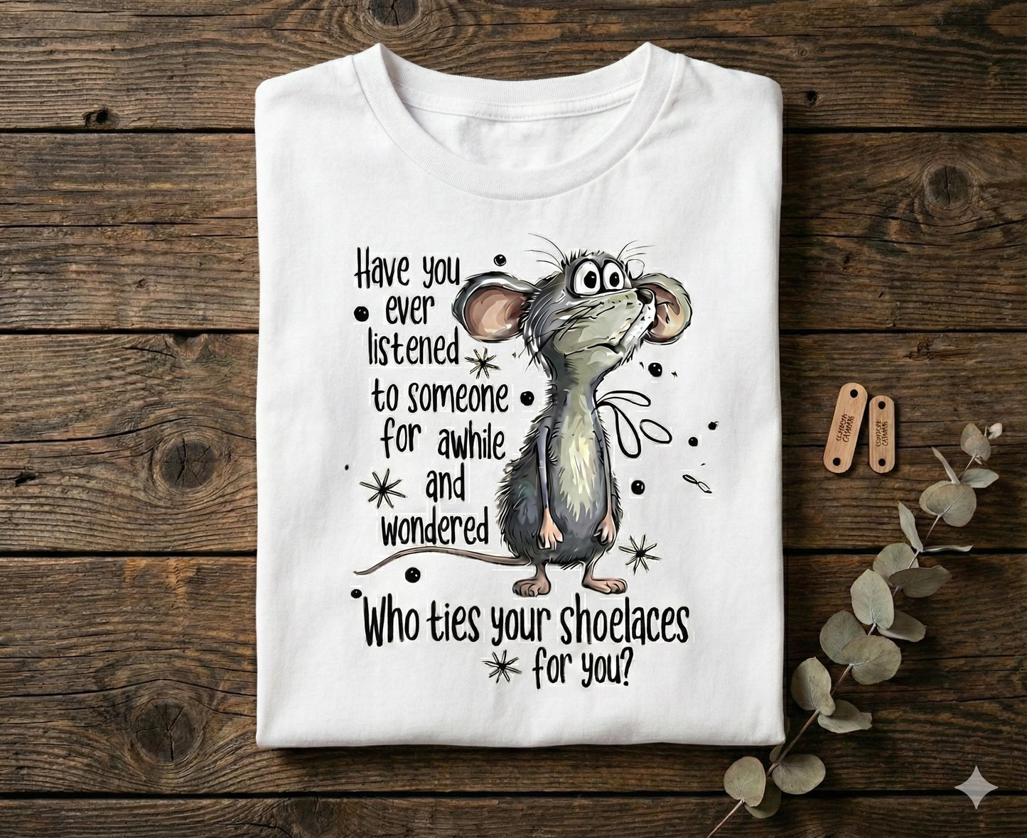 Sarcastic Mouse Graphic Tee – Snarky Humor, Unisex Cotton Shirt