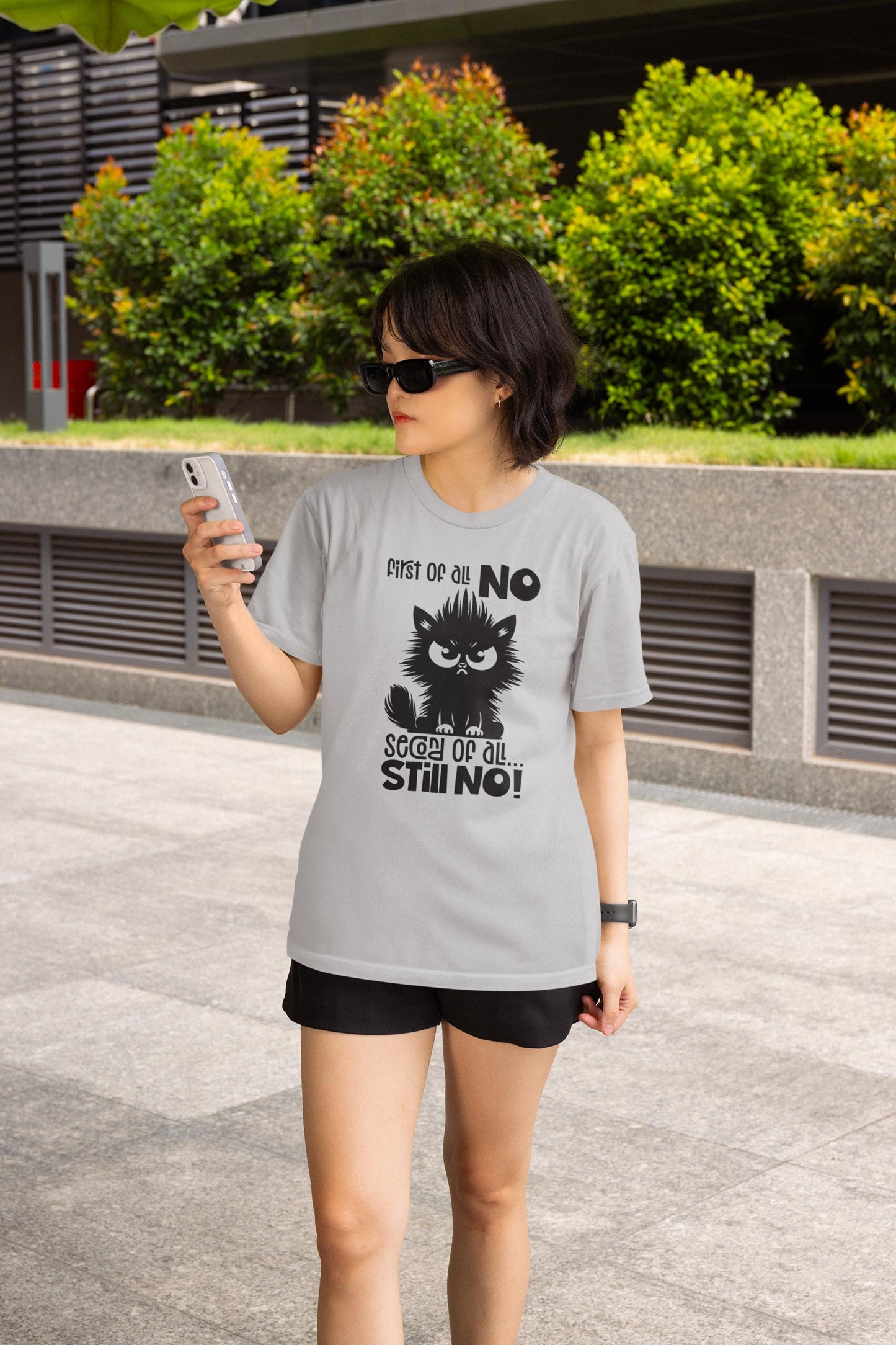 Grumpy Cat T-Shirt – Sarcastic Humor Graphic Tee
