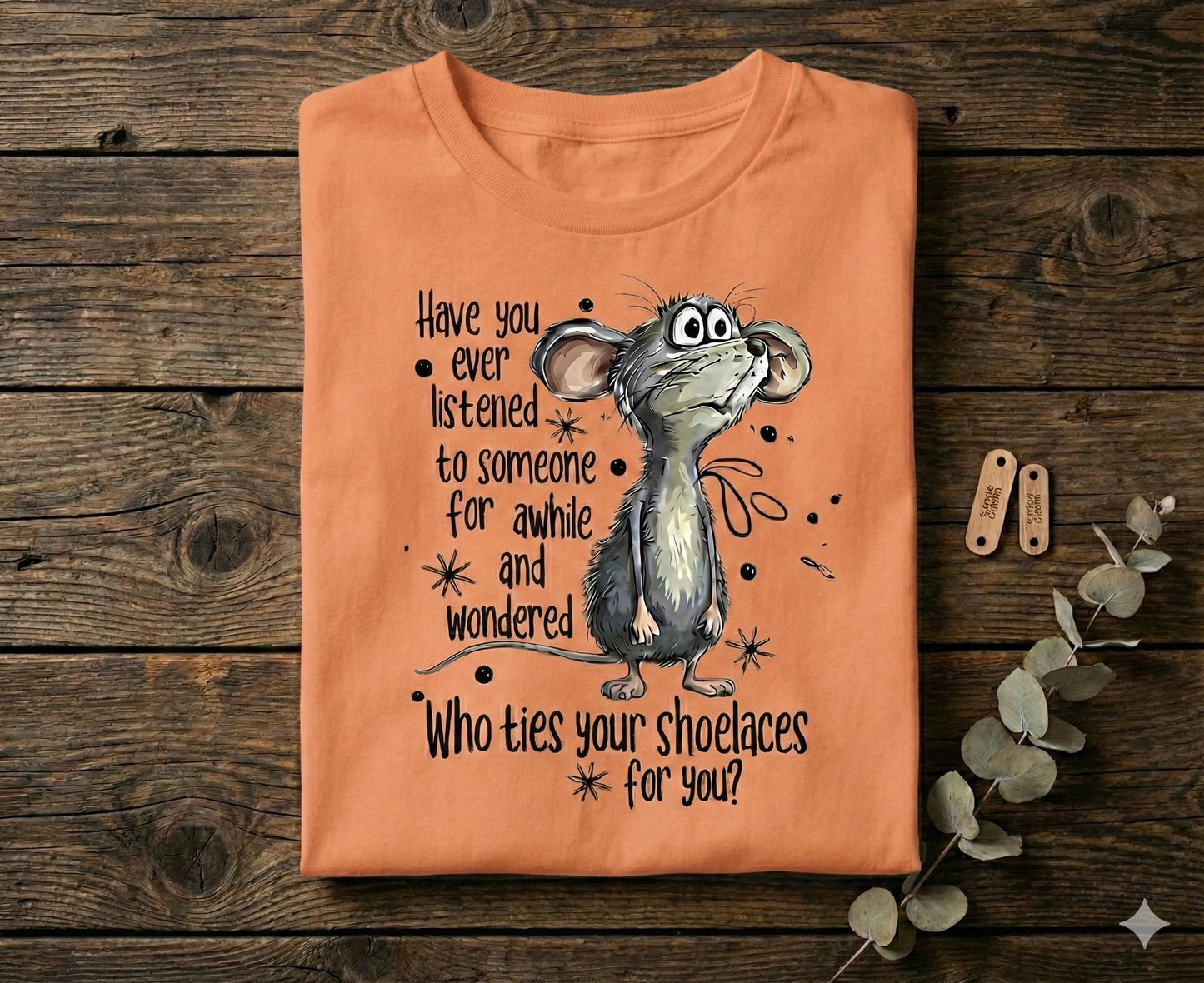 Sarcastic Mouse Graphic Tee – Snarky Humor, Unisex Cotton Shirt