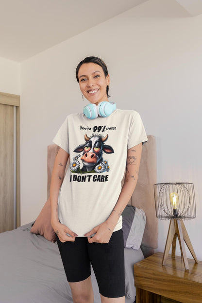 Funny Cow Graphic T-Shirt – Sarcastic Animal Lover Unisex Tee