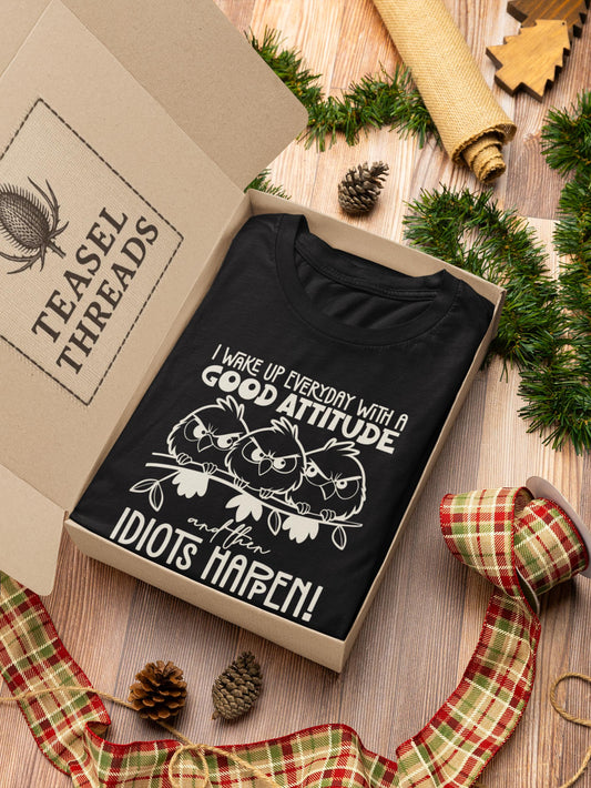 Sarcastic Bird Graphic Tee, Funny Humor T-Shirt
