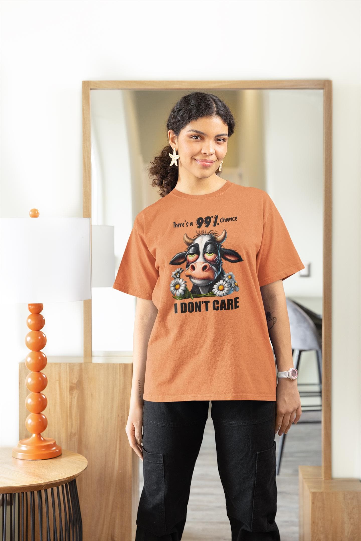 Funny Cow Graphic T-Shirt – Sarcastic Animal Lover Unisex Tee