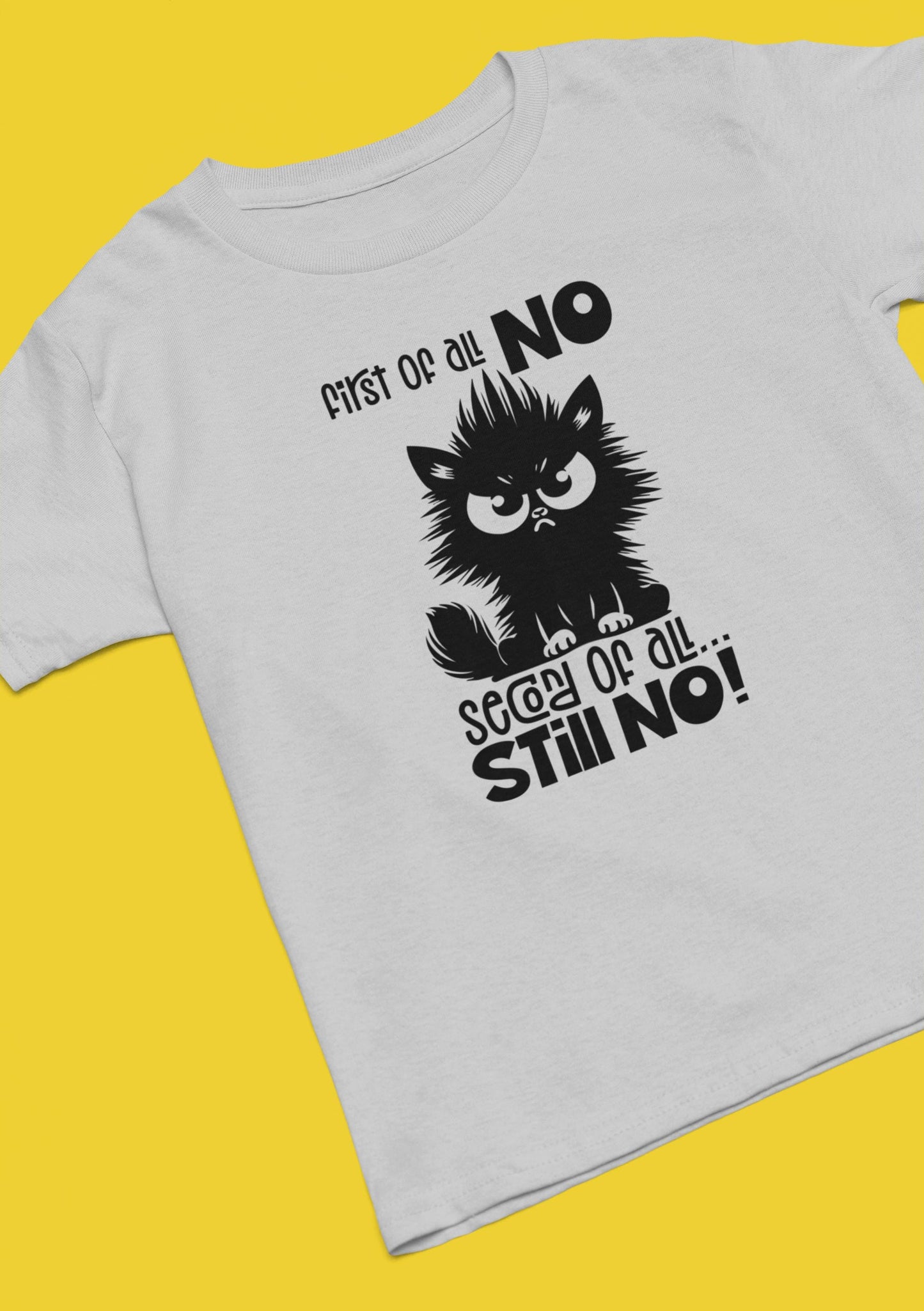 Grumpy Cat T-Shirt – Sarcastic Humor Graphic Tee