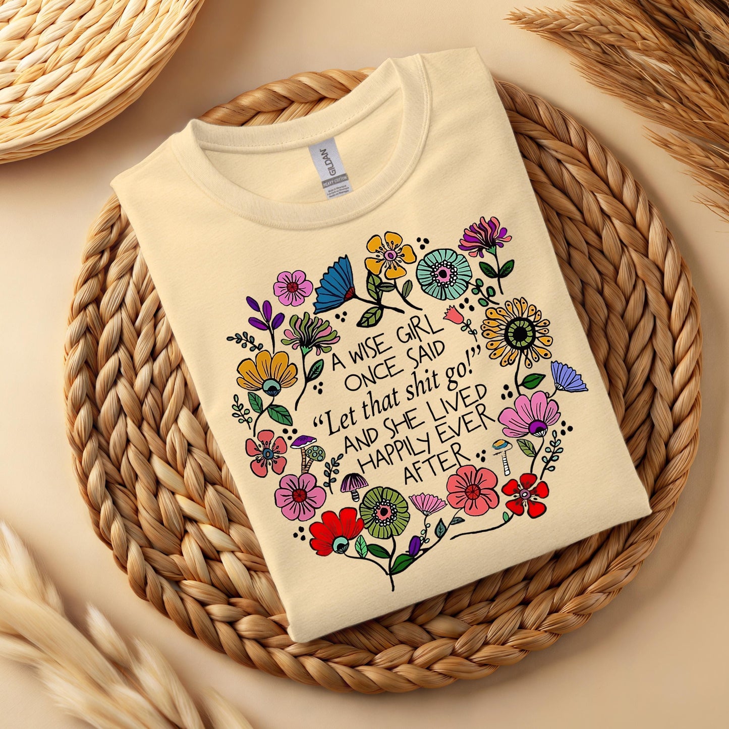 Floral Quote T-Shirt, Feminist Empowerment Tee, Positive Affirmation