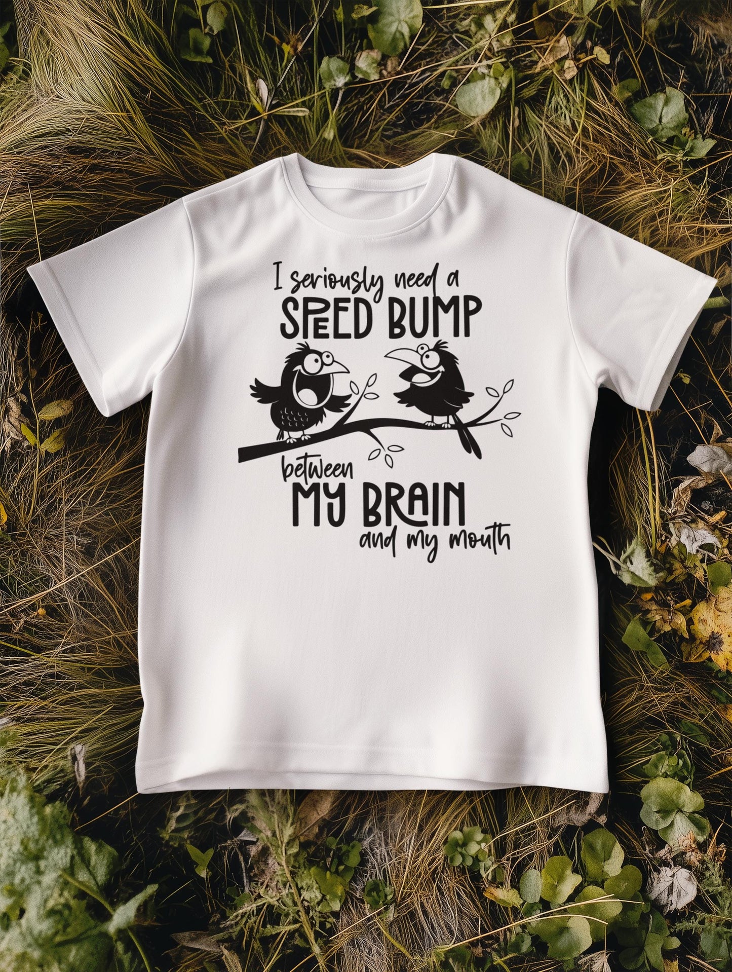 Funny Birds Graphic Tee – Cheeky Quote Unisex T-Shirt