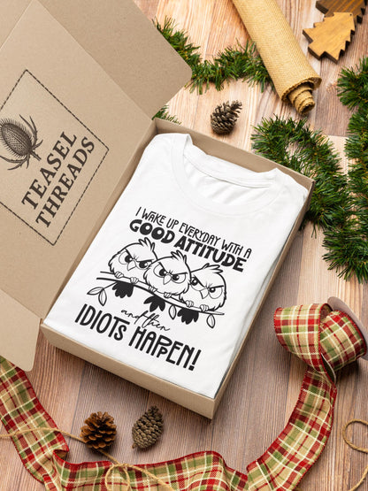 Sarcastic Bird Graphic Tee, Funny Humor T-Shirt