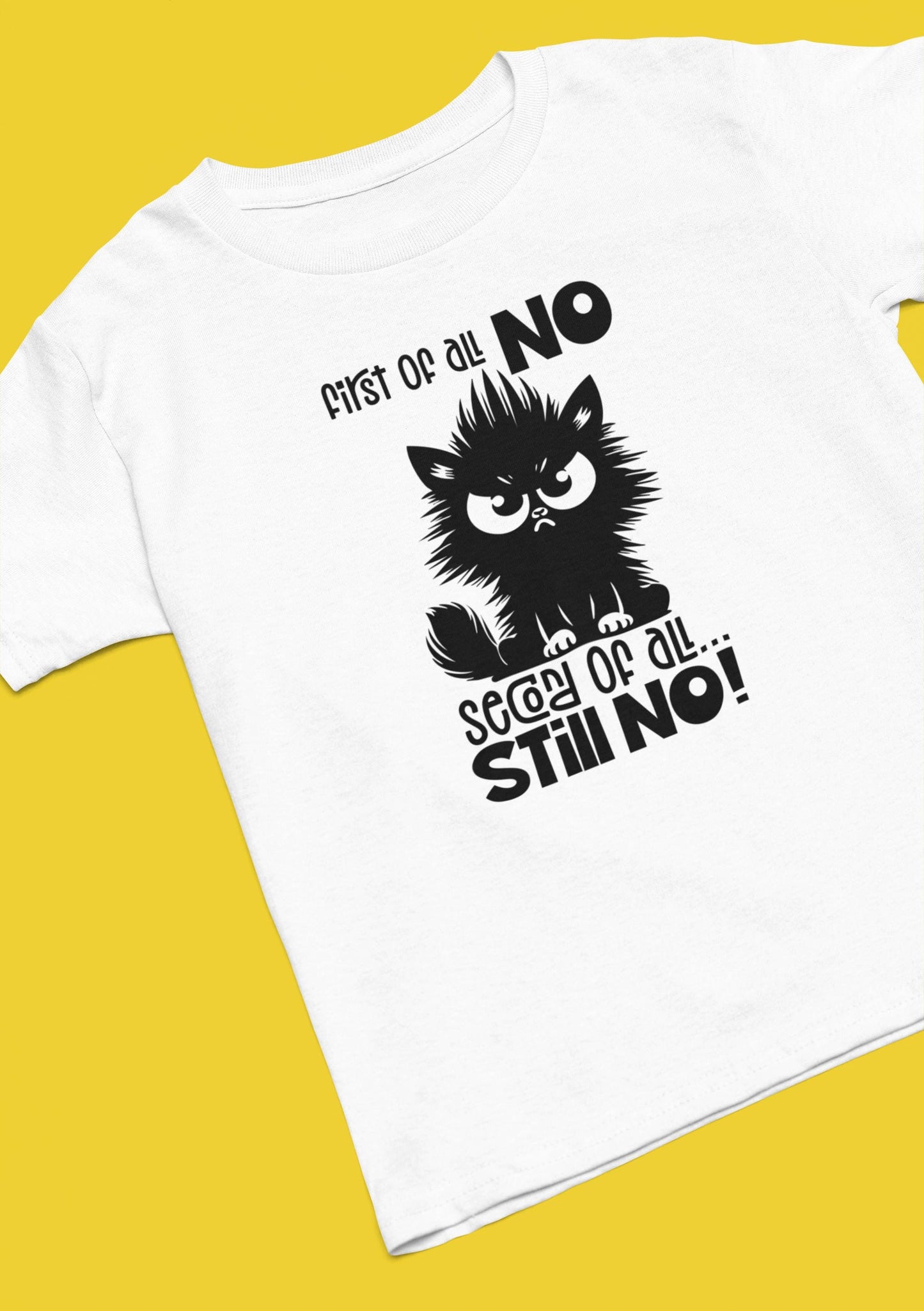 Grumpy Cat T-Shirt – Sarcastic Humor Graphic Tee