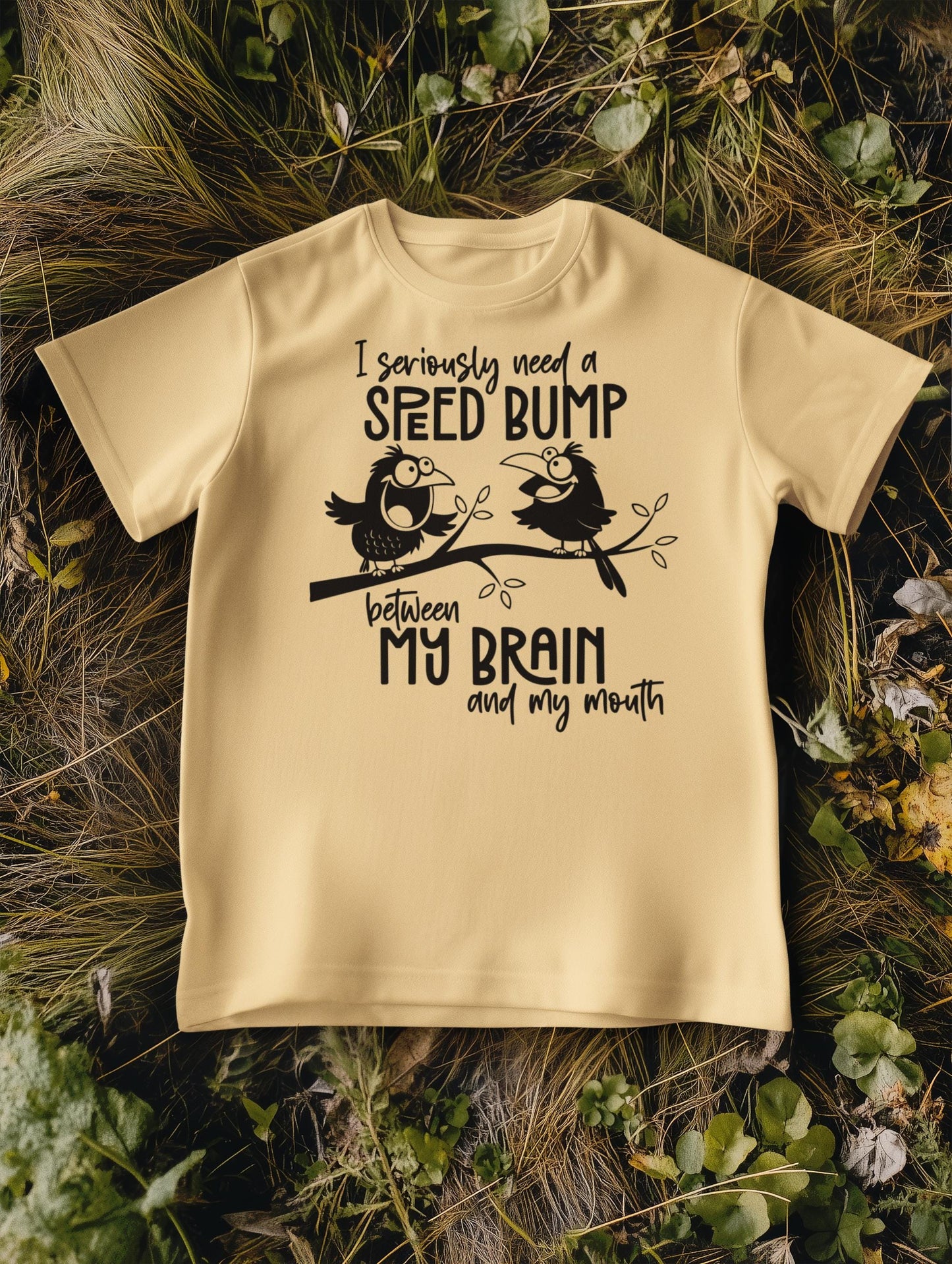 Funny Birds Graphic Tee – Cheeky Quote Unisex T-Shirt