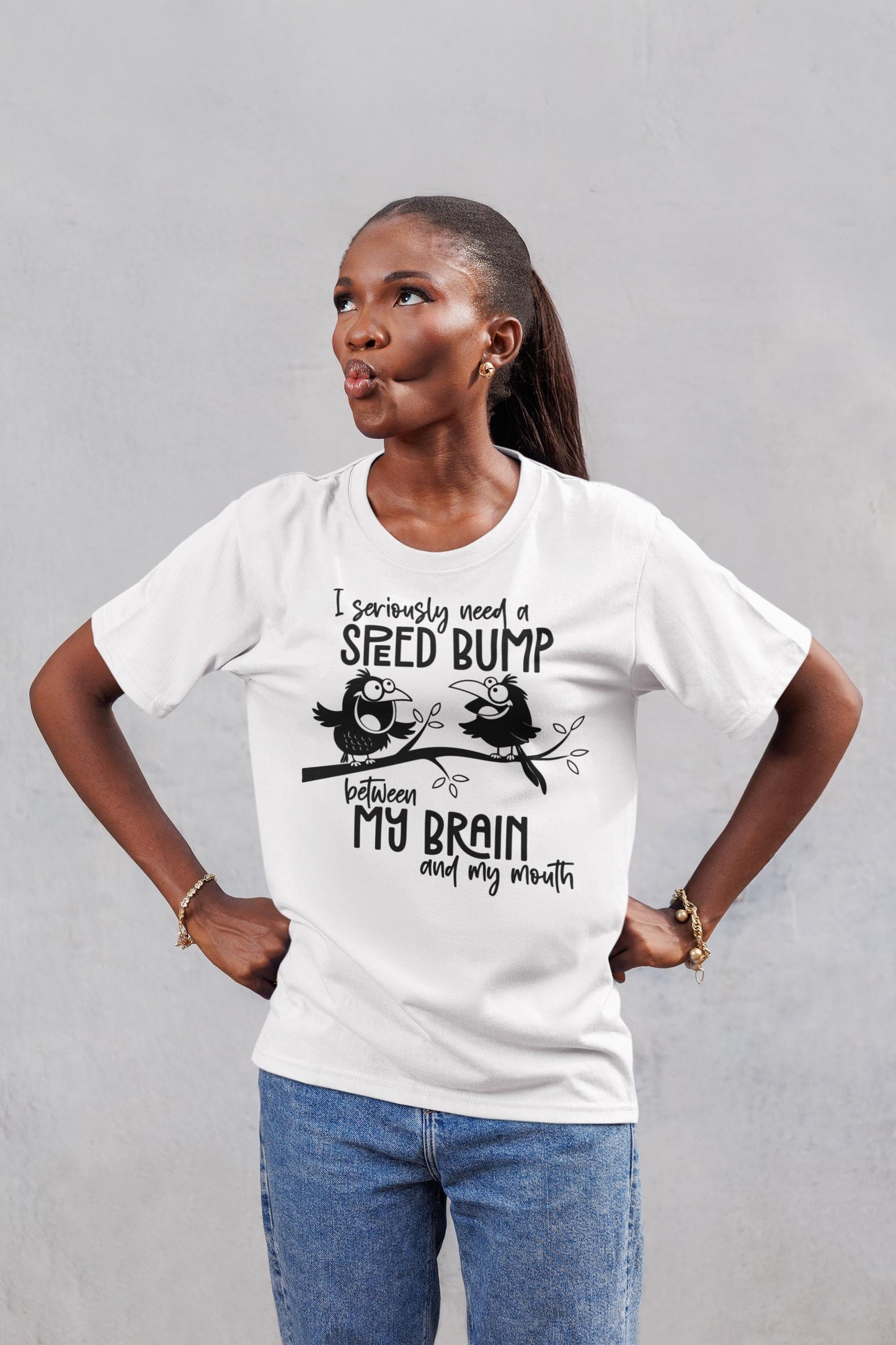 Funny Birds Graphic Tee – Cheeky Quote Unisex T-Shirt