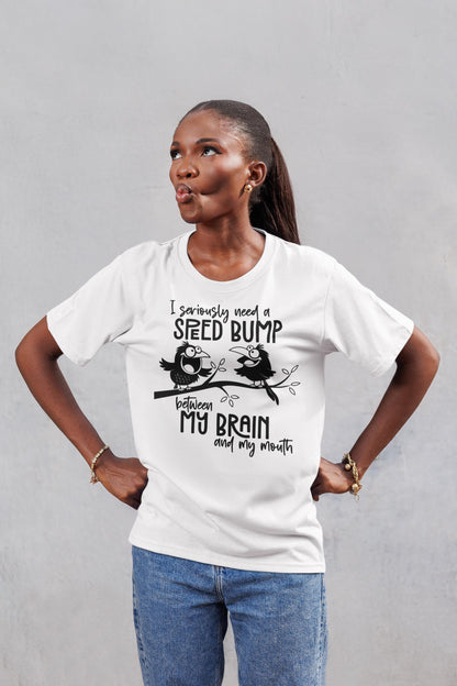 Funny Birds Graphic Tee – Cheeky Quote Unisex T-Shirt