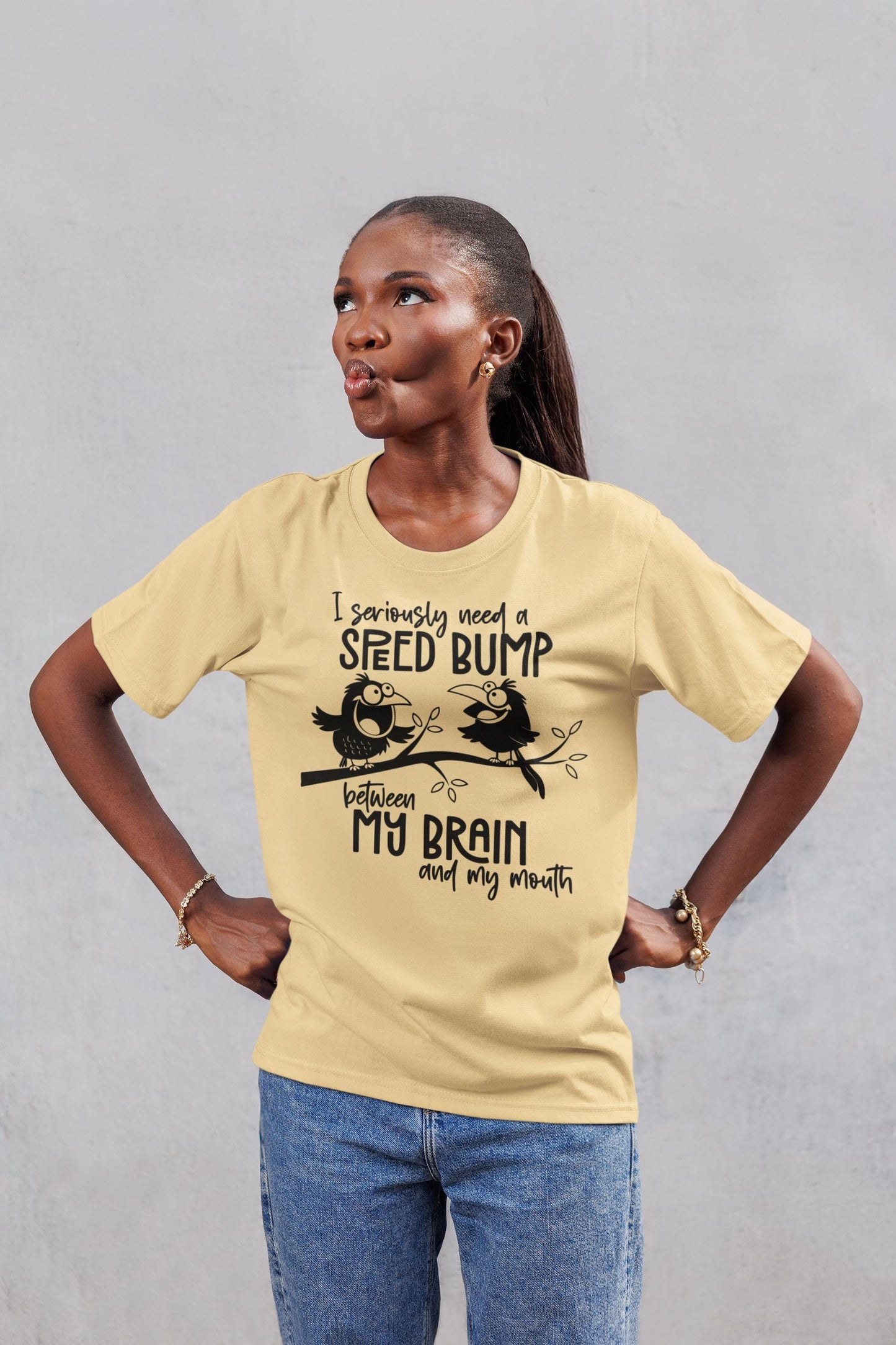 Funny Birds Graphic Tee – Cheeky Quote Unisex T-Shirt