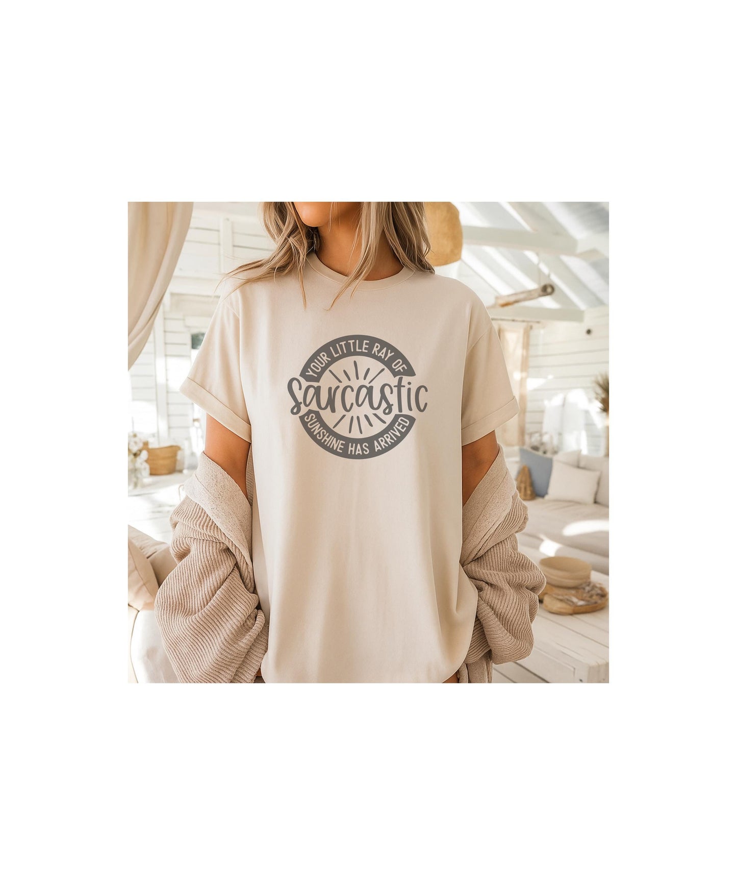 Sarcastic Sunshine T-Shirt – Funny Humor Tee, Sassy Gift