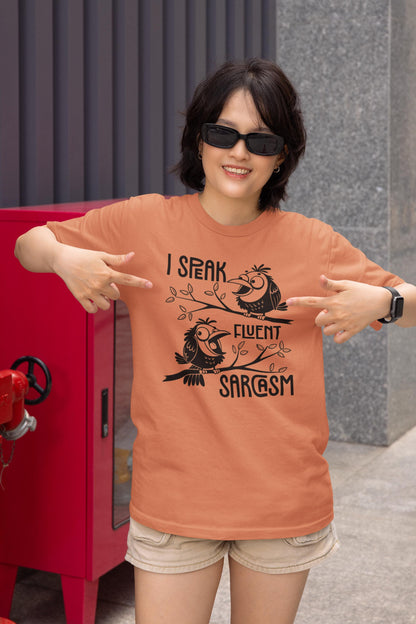 Funny Sarcastic Birds Graphic Tee - Unisex Softstyle Humor Shirt Gift
