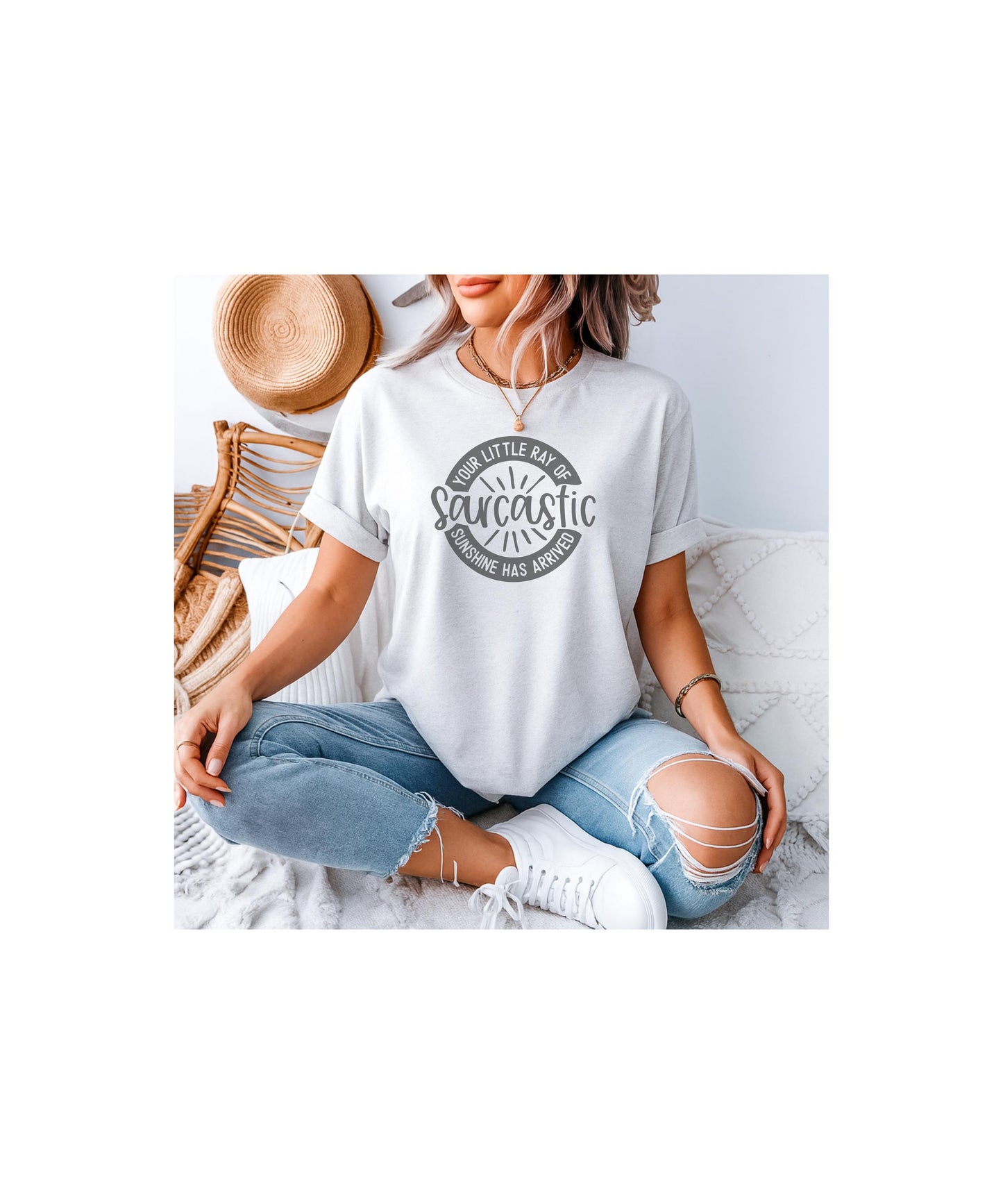 Sarcastic Sunshine T-Shirt – Funny Humor Tee, Sassy Gift