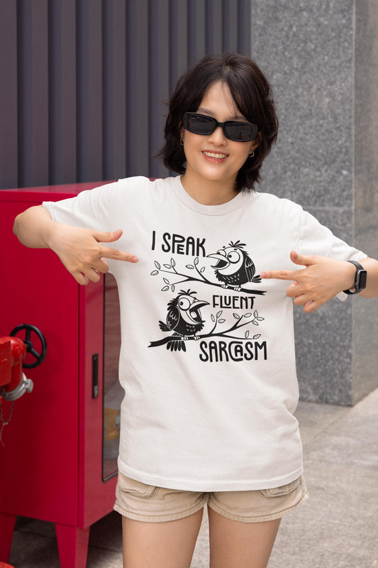 Funny Sarcastic Birds Graphic Tee - Unisex Softstyle Humor Shirt Gift